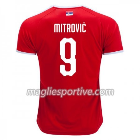 Completo Calcio Serbia Mitrovic 9 Divisa Prima Mondiali 2018
